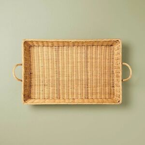 Hearth & Hand Magnolia 27.5” Rattan Woven Tray Medium NEW